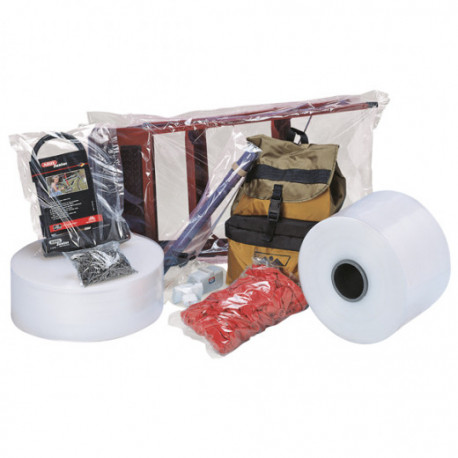 Gaine plastique 100 microns 300mm x 350m