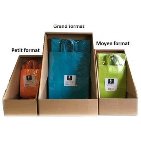 Bac de stockage pour sacs kraft 400 x 214 x 360 mm