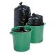 Sacs poubelle plastique noir 45 microns - 130 litres - Rouleau de 25 sac