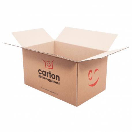 Grands cartons déménagement 55 x 35 x 30 cm imprimés CD