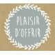Étiquettes cadeau Nature Offrir 40 mm x 35 mm