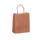 Sac kraft terra poignées torsadées 23 x 12 x 30 cm