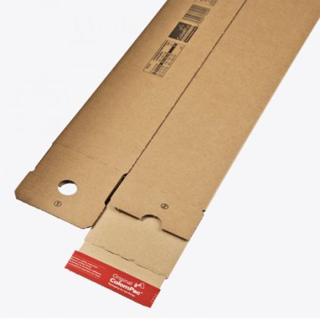 Tube d'expédition carton carré fermeture adhésive ColomPac® 108 x 108 x 1008 mm