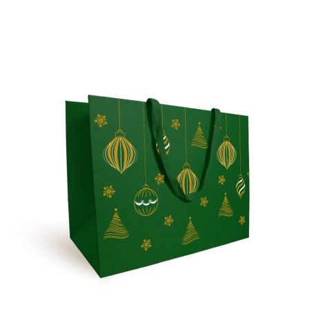 Sac luxe Eclatant vert 190g - 20 x 10 x 17 cm