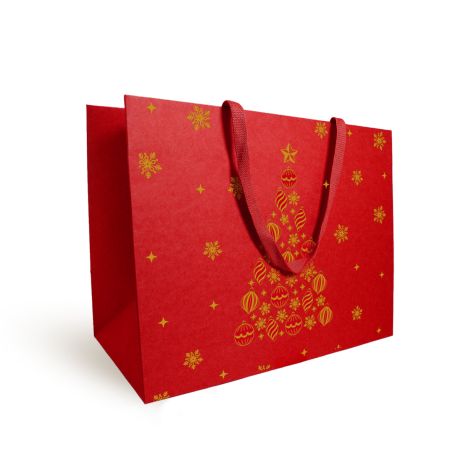 Sac luxe Sapin rouge 190g - 25 x 10 x 22 cm