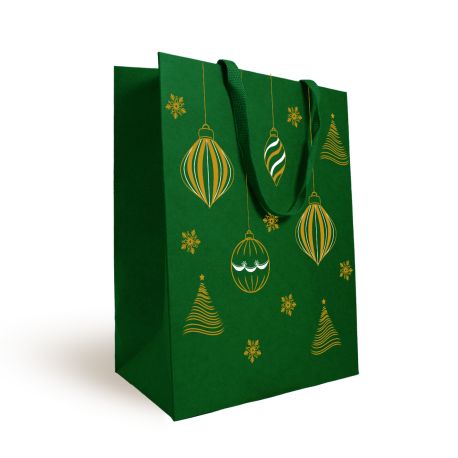 Sac luxe Eclatant vert 190g - 25 x 13 x 33 cm