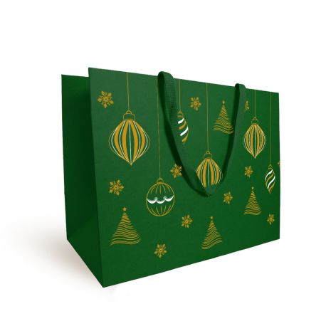 Sac luxe Eclatant vert 190g - 25 x 10 x 22 cm