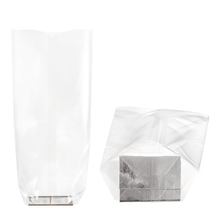 Sachets avec fond carton 35 microns 100 x 220 mm - colis de 100