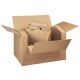 Caisse américaine double cannelure recyclée 120X80X80cm avec abattant