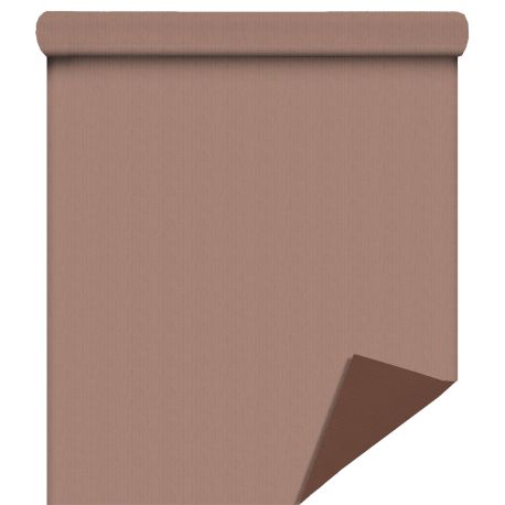 Papier cadeau kraft duo moka / chocolat 70 cm x 50 m