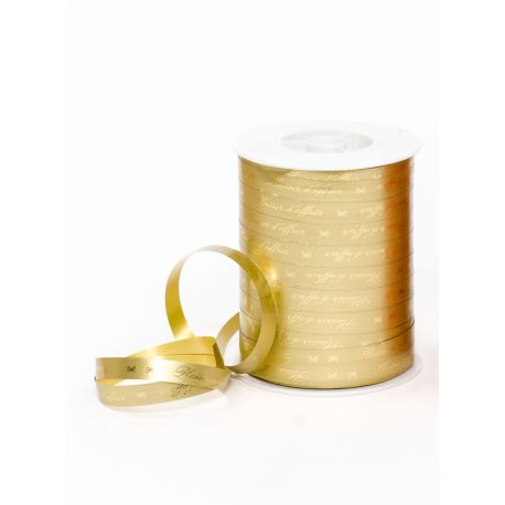Bolduc plaisir d'offrir or/or - 10 mm x 250 m