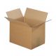 Caisse américaine double cannelure recyclée 60 x 60 x 25 cm