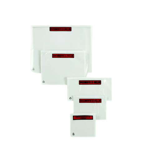 Colis de 1000 Pochettes Adhésives Neutre 120x110mm